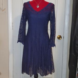 Blue Lacey Dress